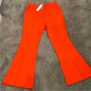 NWOT tags orange Urban Outfitters bell bottoms M